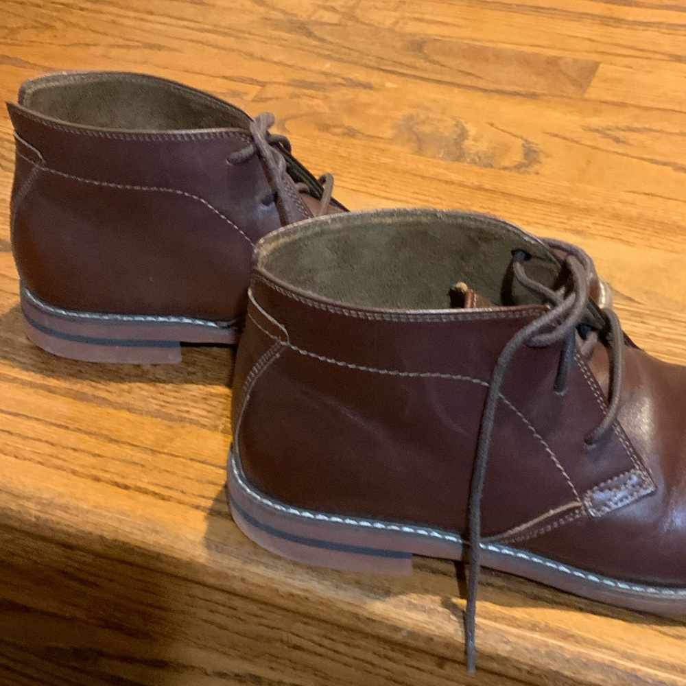 Florsheim Men's Dark Brown Leather Chukka Boots - Picture 5 of 5
